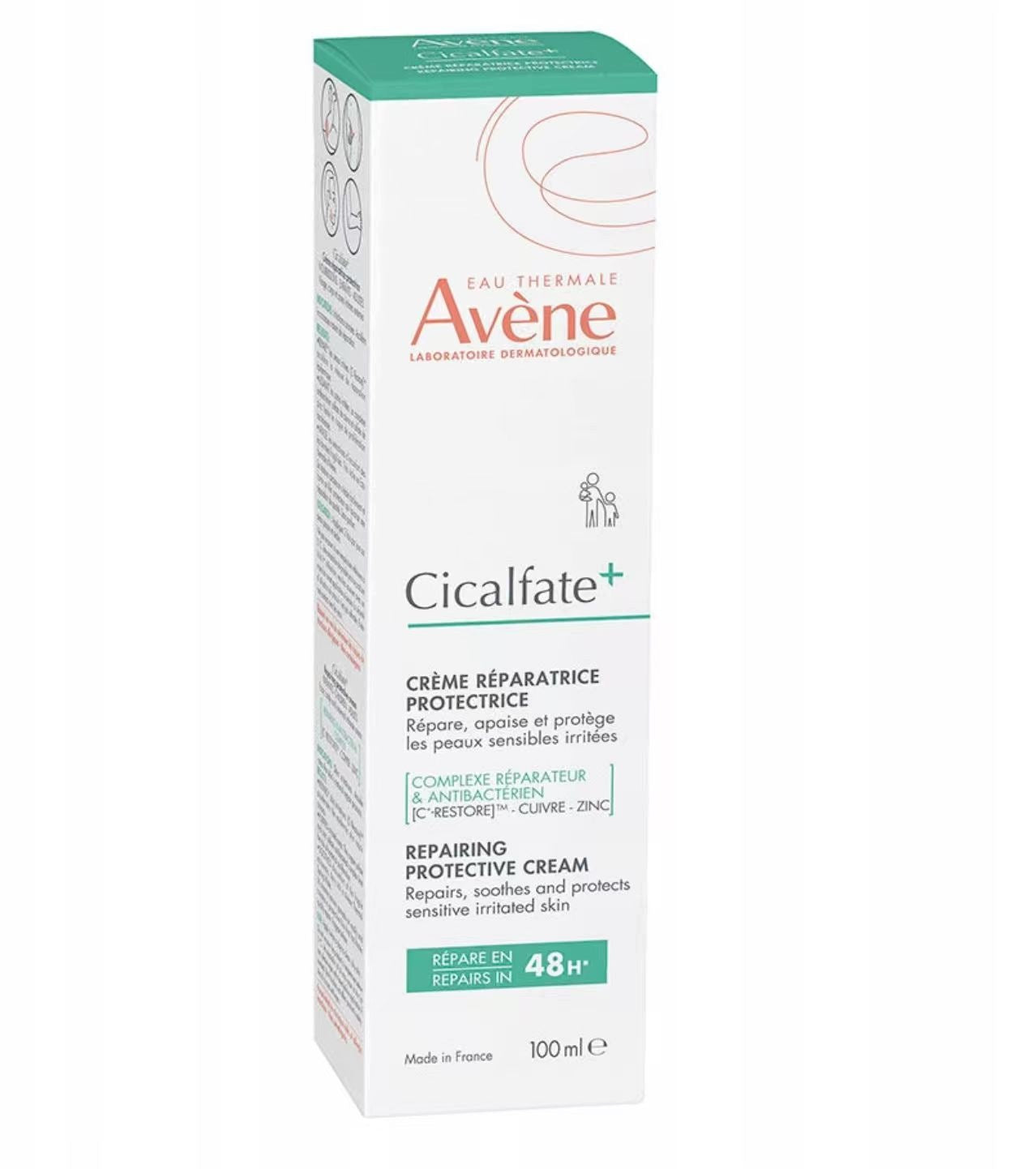 Avene Cicalfate+ Regenerating Protective Cream for irritated skin 100 ml Packaging status original