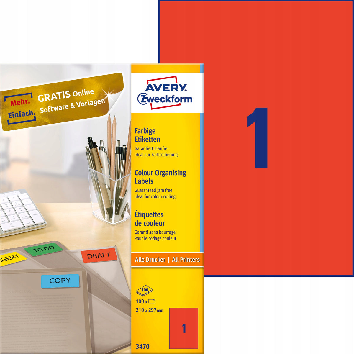 Avery 3470 Printable Labels Red Self Adhesive Printing Labels Manufacturer Avery