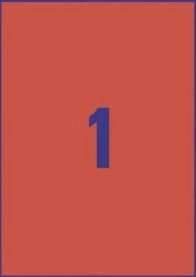 Avery 3470 Printable Labels Red Self Adhesive Printing Labels