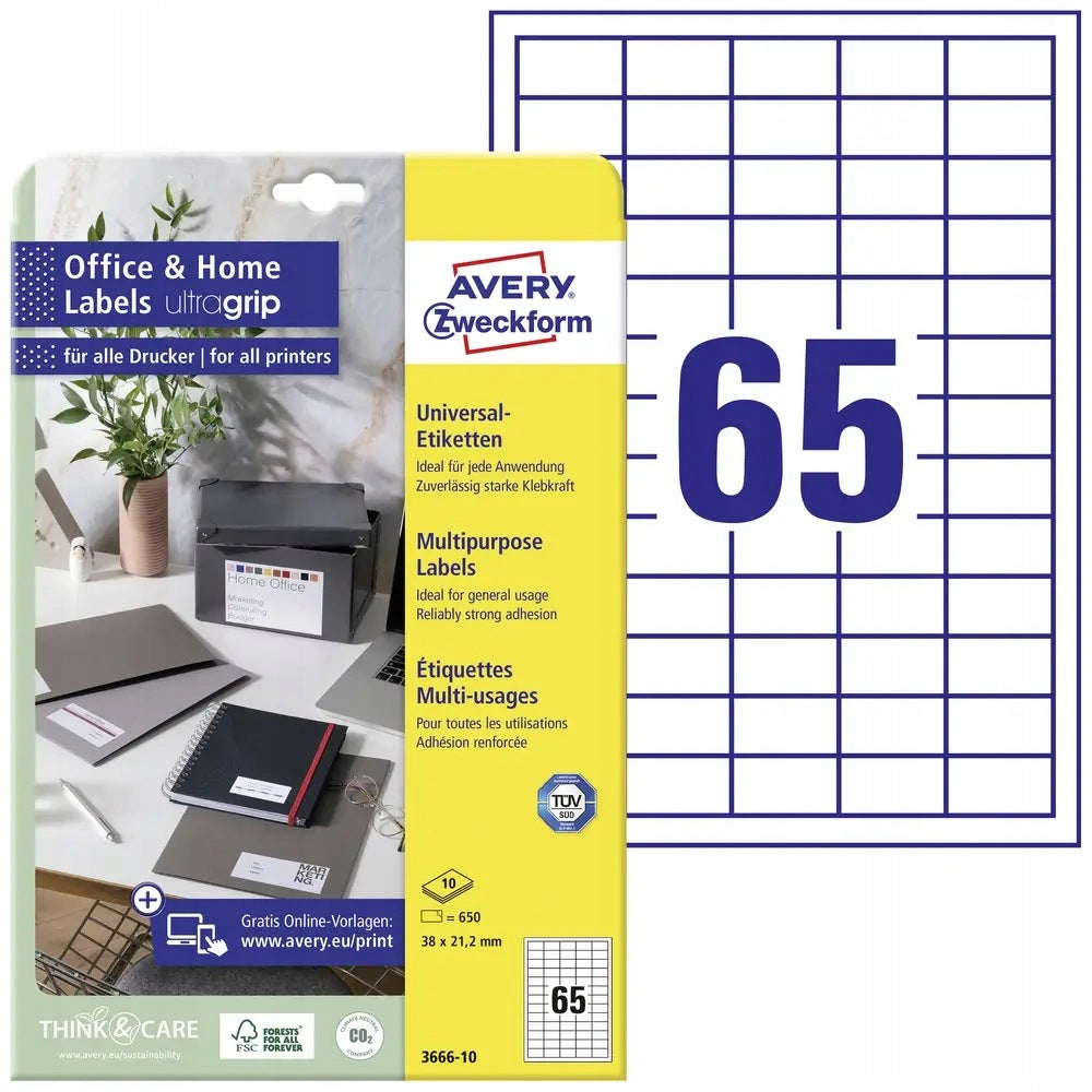 Avery-Zweckform 3666-10 Universal Labels