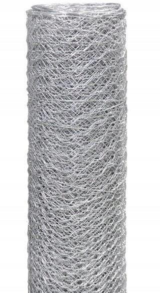 Aviary breeding net for chickens ZINC wire 0.8mm 25x25mm 0,5m roll 10mb
