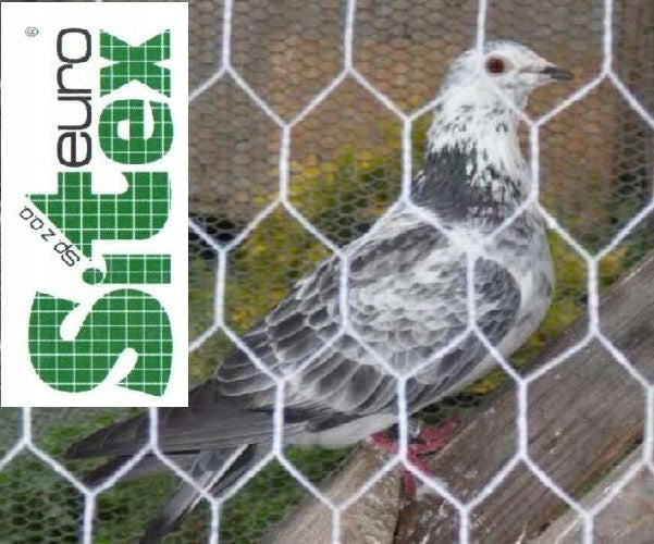 Aviary net hexagonal insulation 30/0,8 roll 50mb Fire Zinc Height 1 m