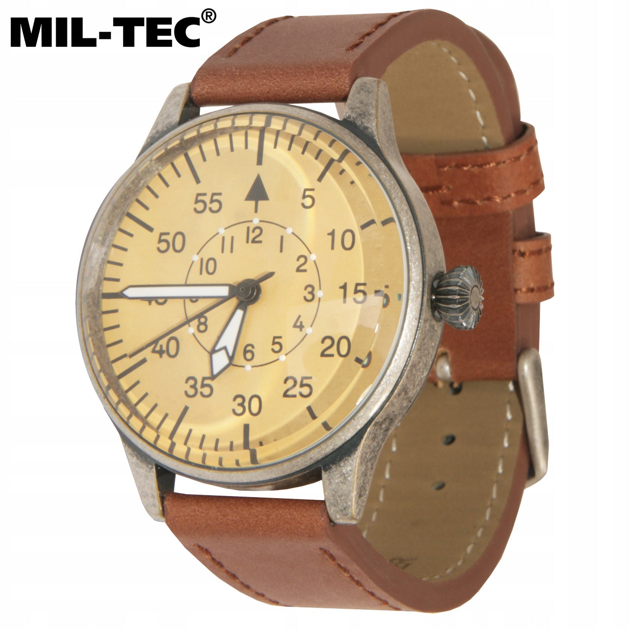 Aviation watch luftwaffe leather strap Mil-Tec - Army Vintage ME 109 EAN (GTIN) 4046872185427