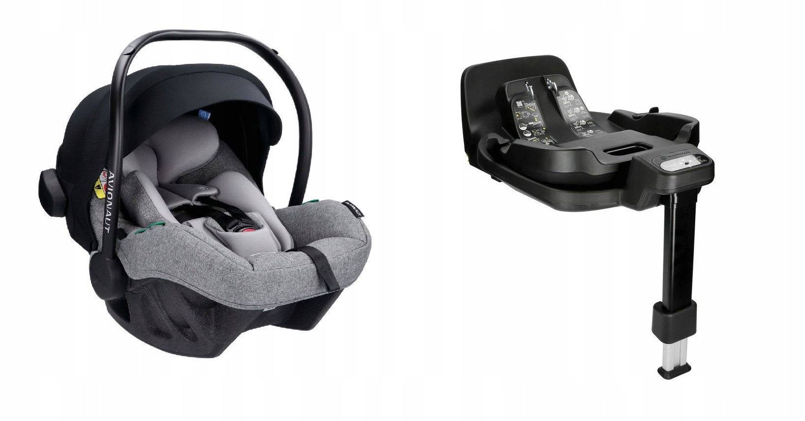 Avionaut Base IQ ORBIT PRO 2.0C 03 seat Pixel Black 2.0C GREY