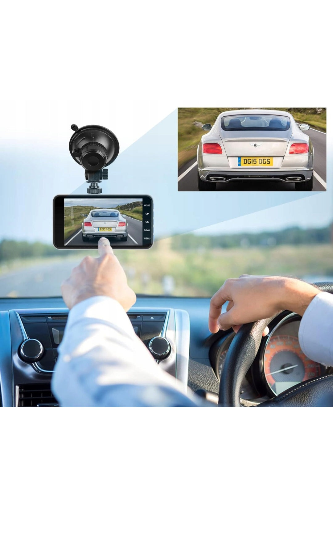 Avokadol Dash Cam Car Camera Front Rear Full HD Packaging status original
