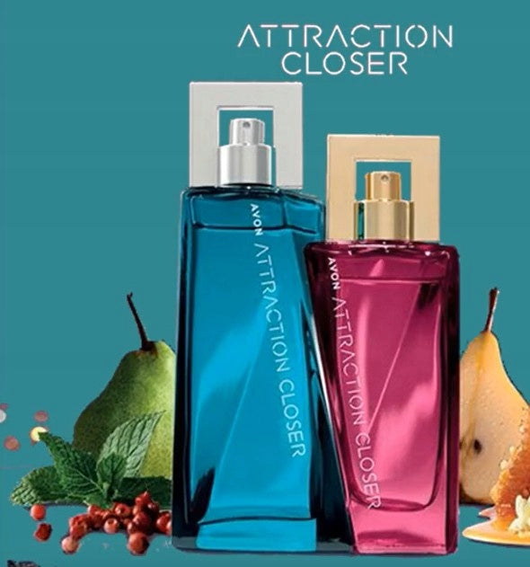Avon ATTRACTION CLOSER for Her Eau de Parfum sample Brand Avon