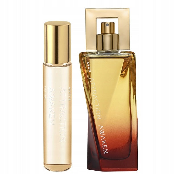 Avon Attraction Awaken Set [Perfumes + Perfume] Packaging status original