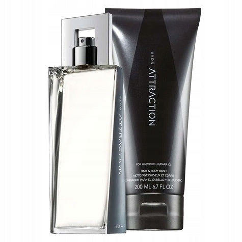 Avon Attraction Men's Set [Perfume + Gel]