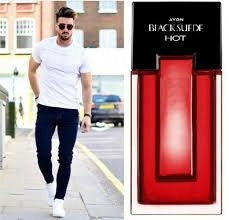 Avon - BLACK SUEDE HOT male eau de toilette 125 ml Packaging status original