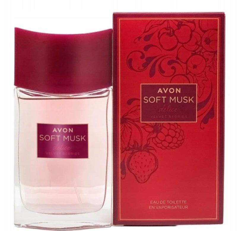 Avon - Eau de toilette SOFT MUSK DELICE - VELVET BERRIES - UNIQUE Manufacturer code 42861