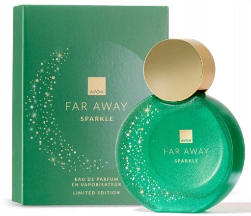 Avon FAR AWAY SPARKLE sample Eau de Parfum original Packaging status original