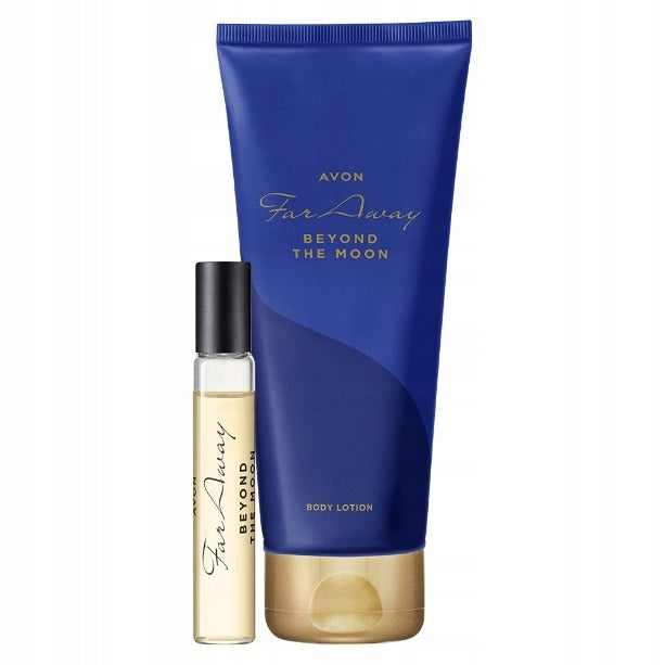 Avon Far Away Beyond The Moon Perfume Set +Body Balm for Gift