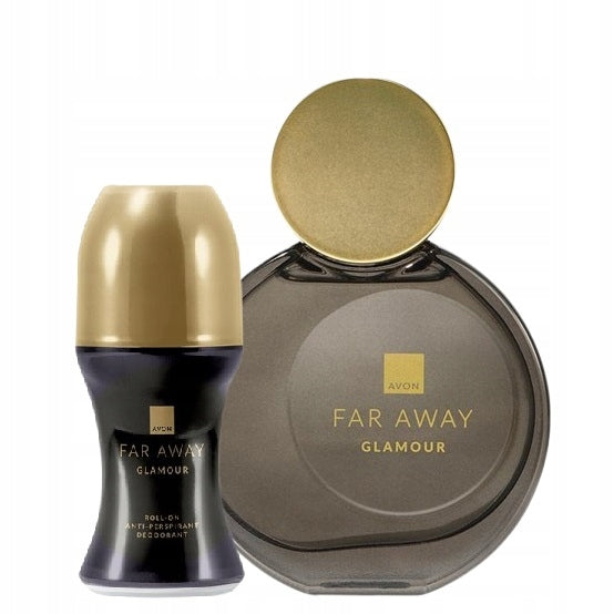 Avon Far Away Glamour Set [Perfume 50ml + Antiperspirant]