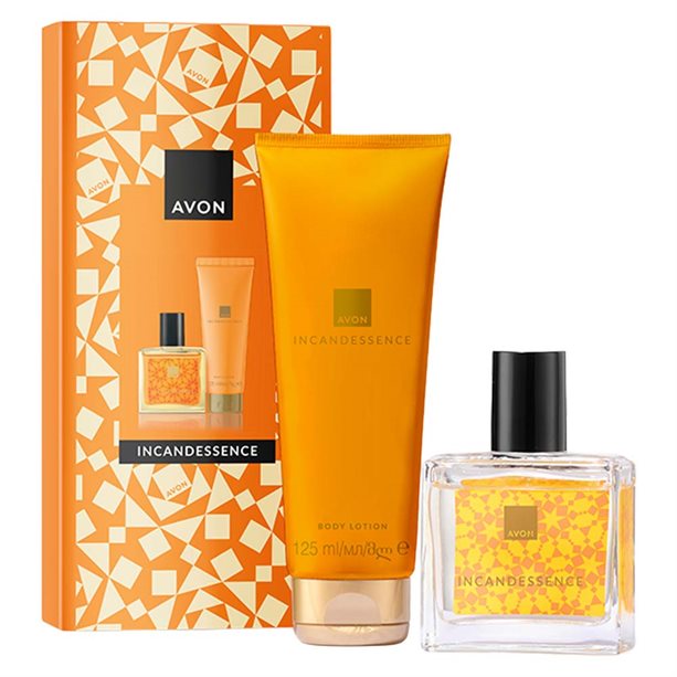 Avon Incandessence Perfume Gift Set 30ml +Balsam 125ml