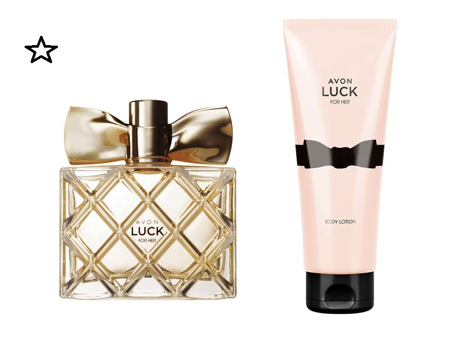 Avon Luck Perfume Gift Set Women's Body Lotion Women's Day