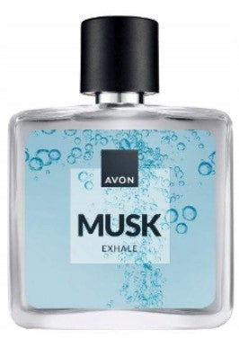 Avon MUSK EXHALE original fragrance male sample Packaging status original