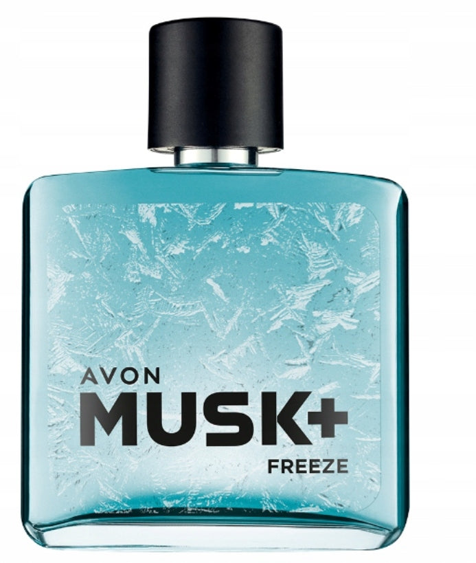 Avon - MUSK + FREEZE Eau de toilette for men 75 ml Packaging status original