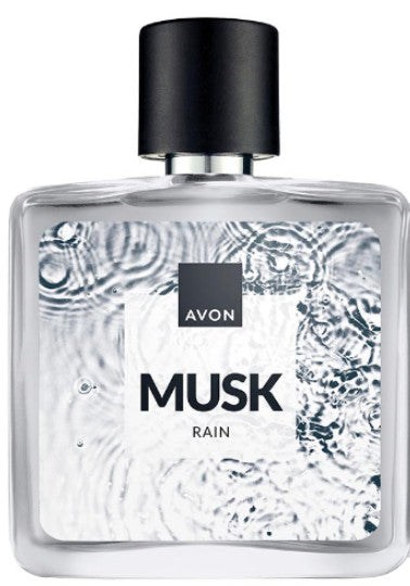 Avon MUSK RAIN original fragrance for men eau de toilette sample Packaging status original