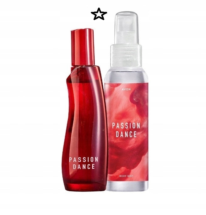 Avon Set Eau De Toilette Women's Perfume Passion Dance + Mist