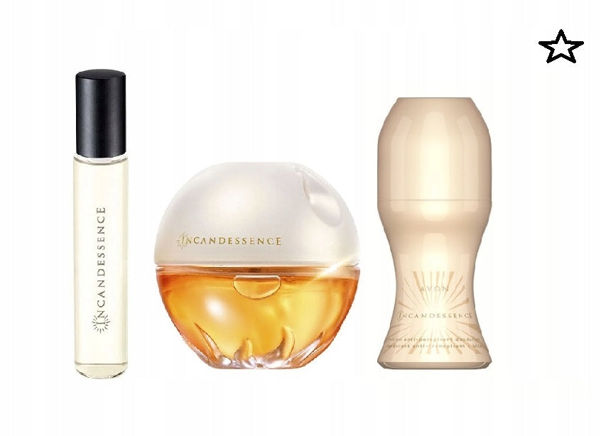 Avon Set Incandessece Perfume Women's Deodorant Perfume 3pcs