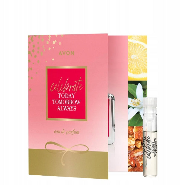 Avon TTA Celebrate Eau de Parfum - leaflet with sample 0,6ml