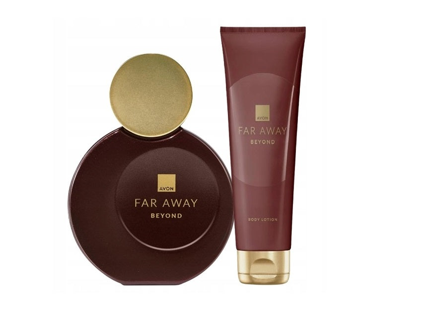 Avon Women's Perfume 50ml Balm Far Away Beyond Set of Cosmetics Jasmine