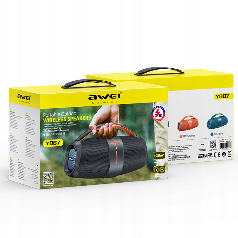 Awei Y887, wireless speaker, black Packaging status original