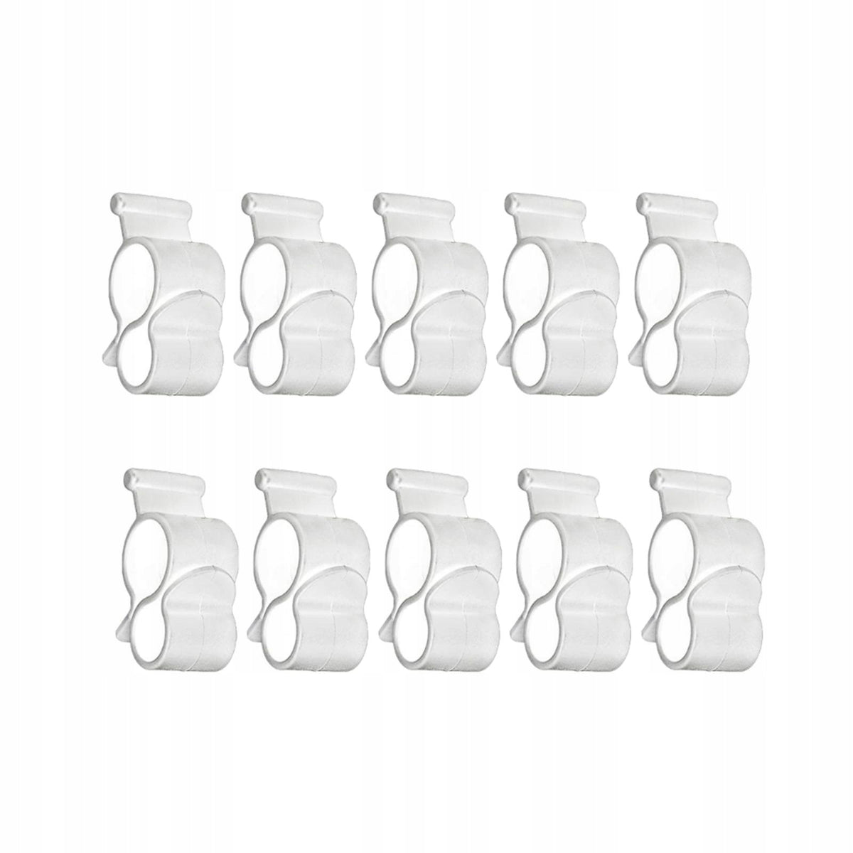 Awning Clips Tent Wind Rope Clamp RV Awning Hooks Light Holder white 10pcs Brand no brand