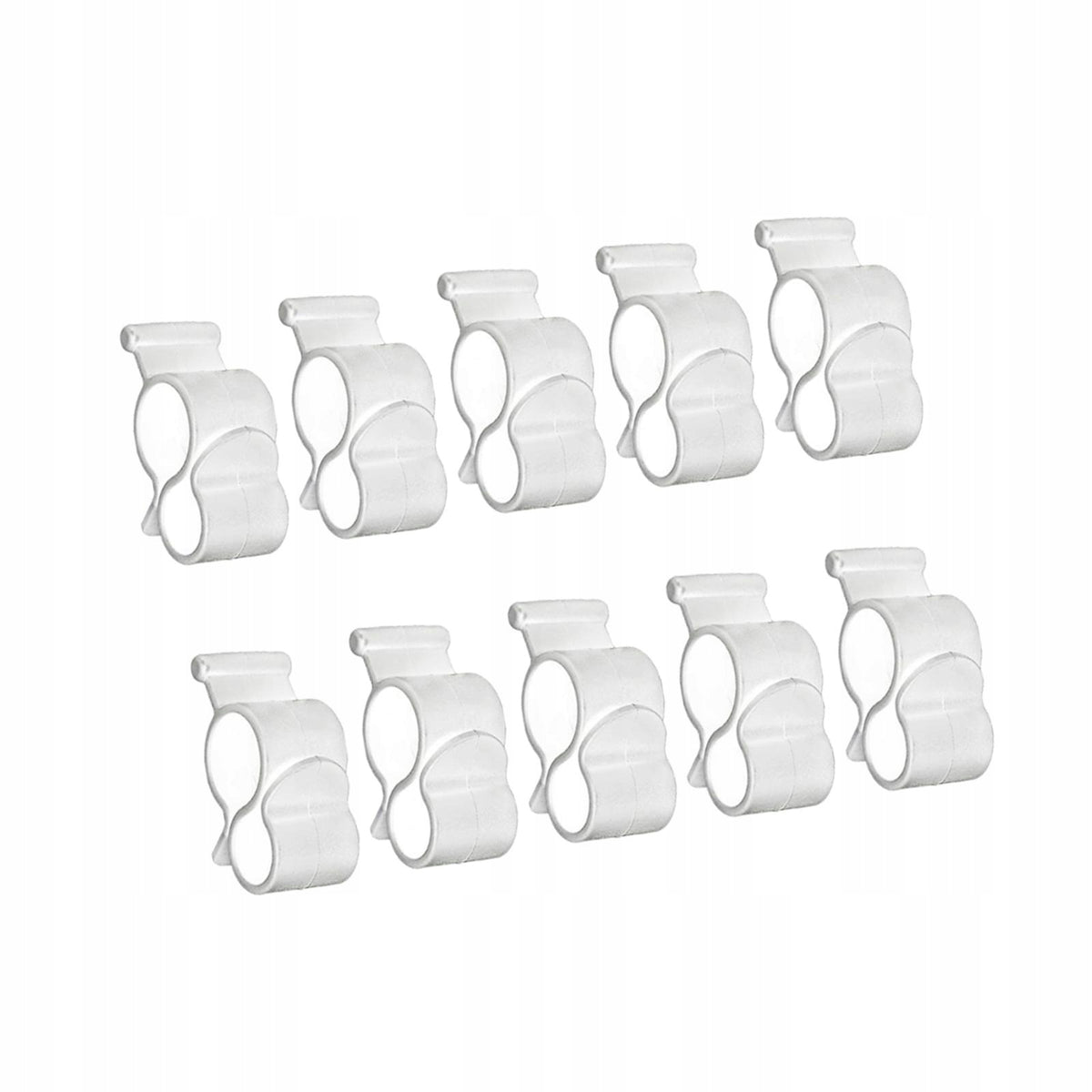 Awning Clips Tent Wind Rope Clamp RV Awning Hooks Light Holder white 10pcs