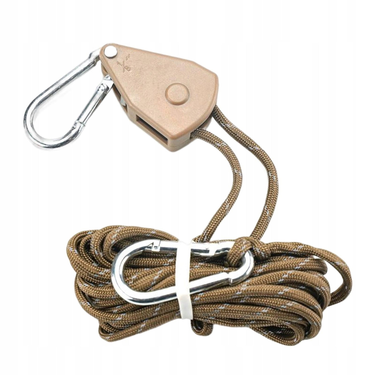 Awning Wind Rope Adjuster Tent Fixed Buckle Wind Rope Guy Rope for Khaki