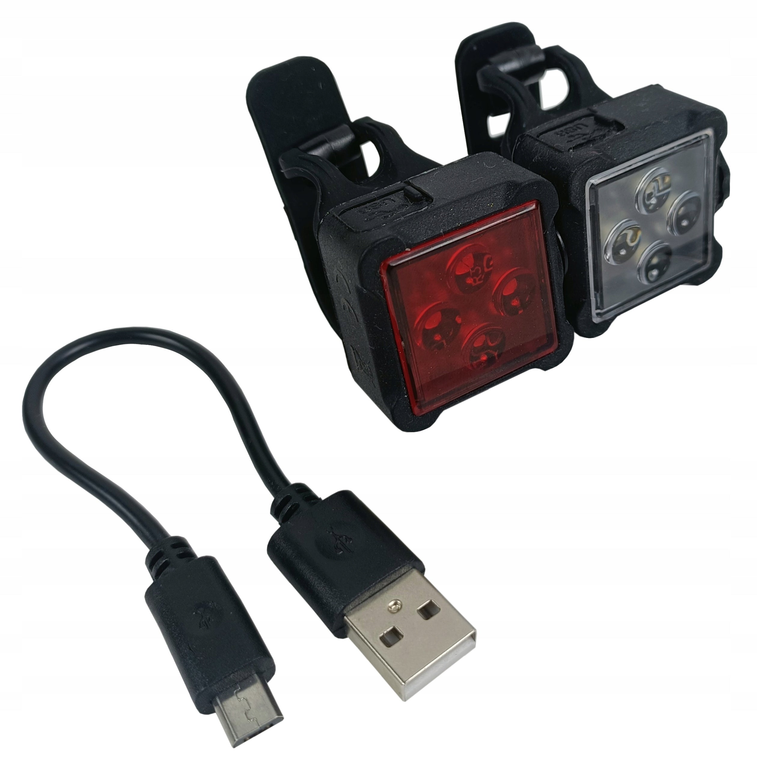 Axa Niteline 44-R Bike Light Set Front Rear USB Brand AXA