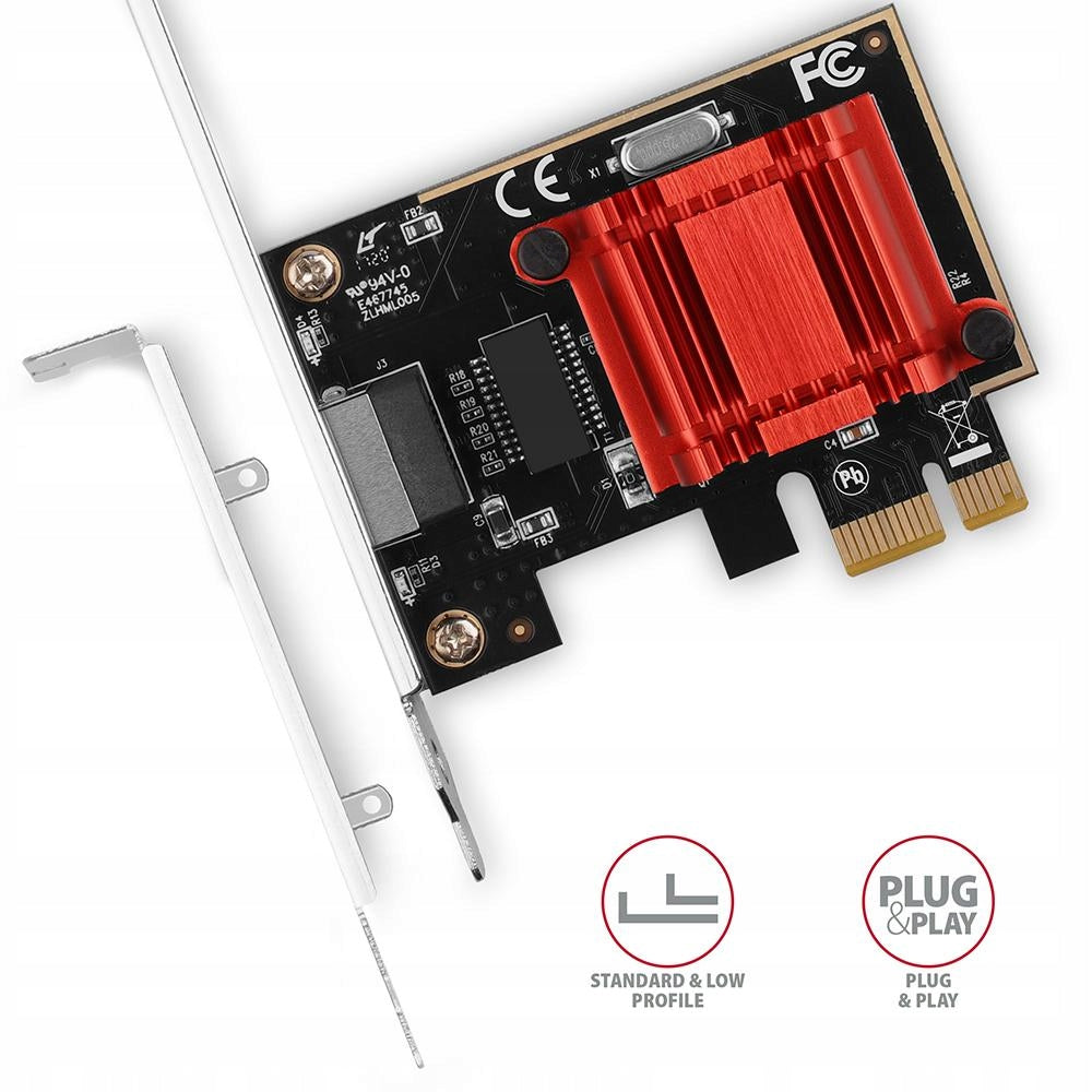 Axagon PCEE-GIX PCIe Gigabit Ethernet RJ-45 Network Card Manufacturer Axagon