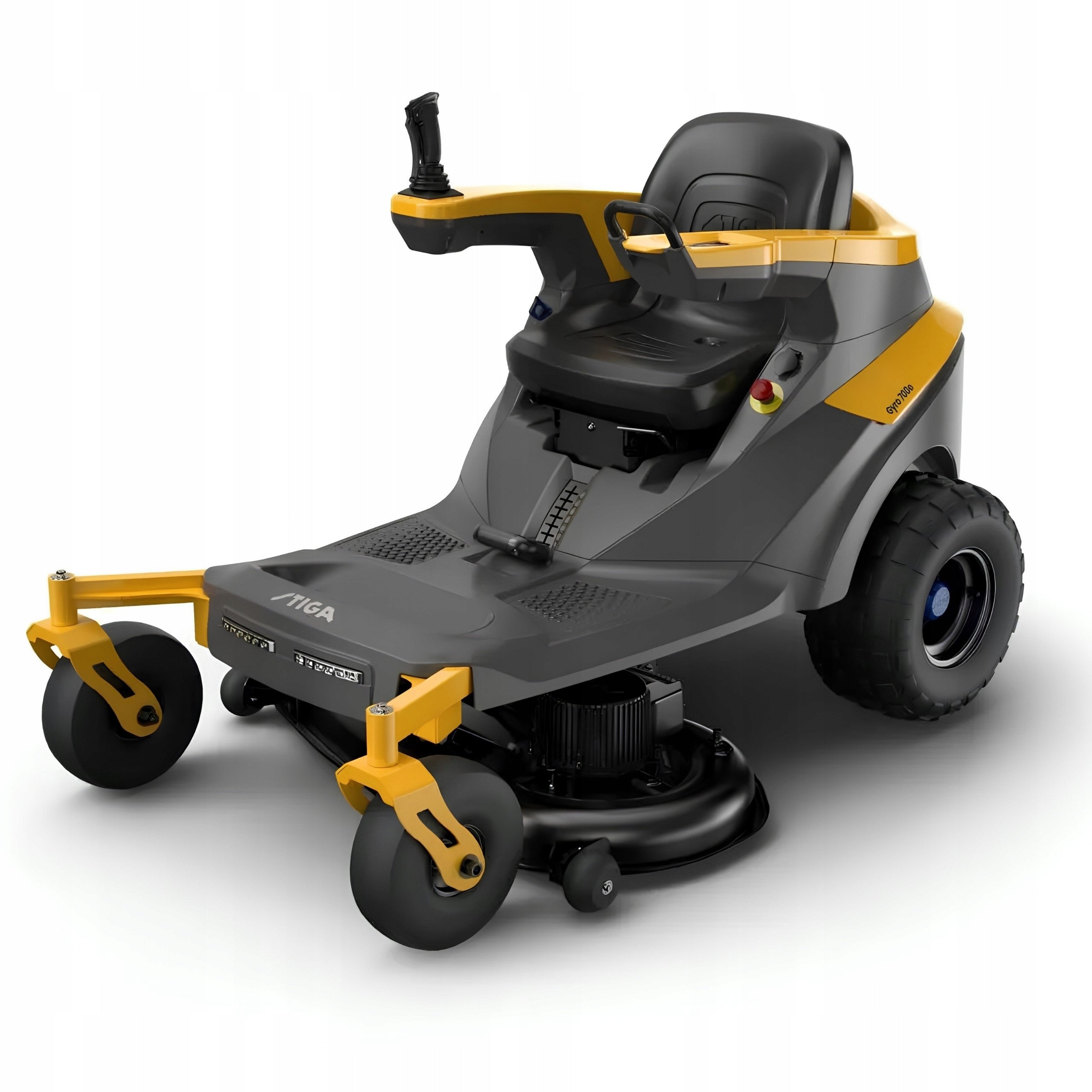 Axial Lawn Mower Tractor Cordless Stiga Gyro 700e to 8000m² Joystick
