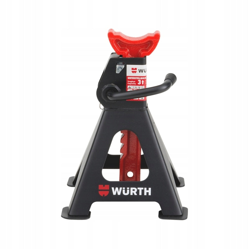 Axle stand with quick adjustment function pair of mare Wurth