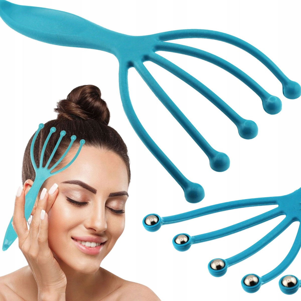 Ayurvedic Massager For Scalp Rubs Grabki Hair Growth Spider