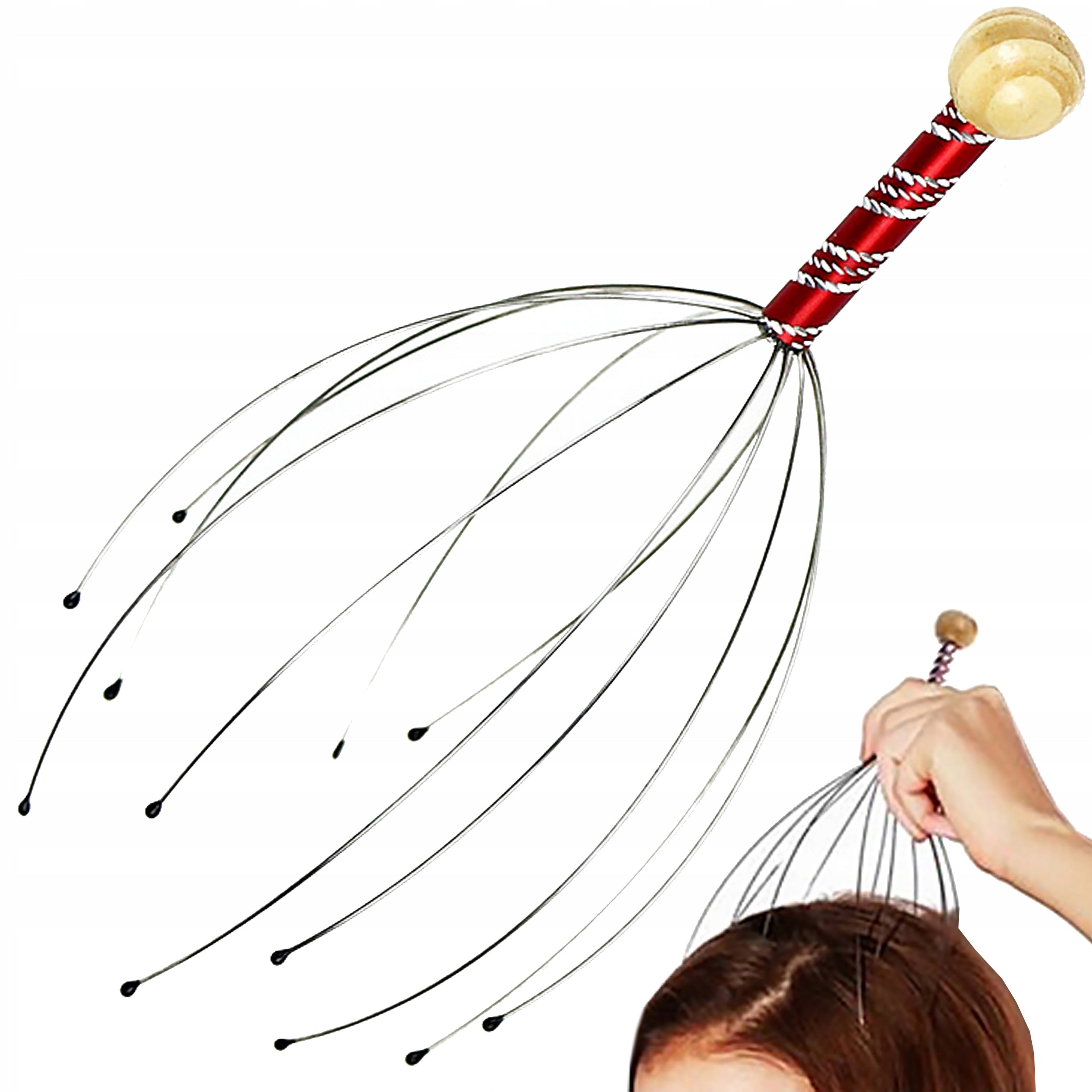 Ayurvedic Massager for Relaxation and Hair Stimulation - Gadget Master