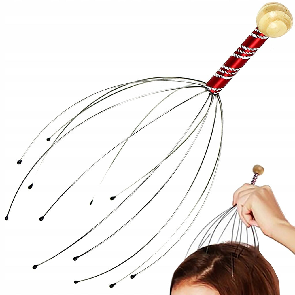 Ayurvedic massager for scalp massage relak Color transparent