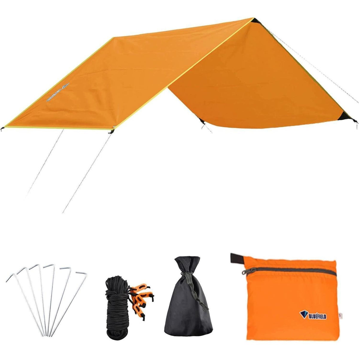 Azarxis Waterproof Tent Tarp for Hammock, Picnic Blanket, Protection Against