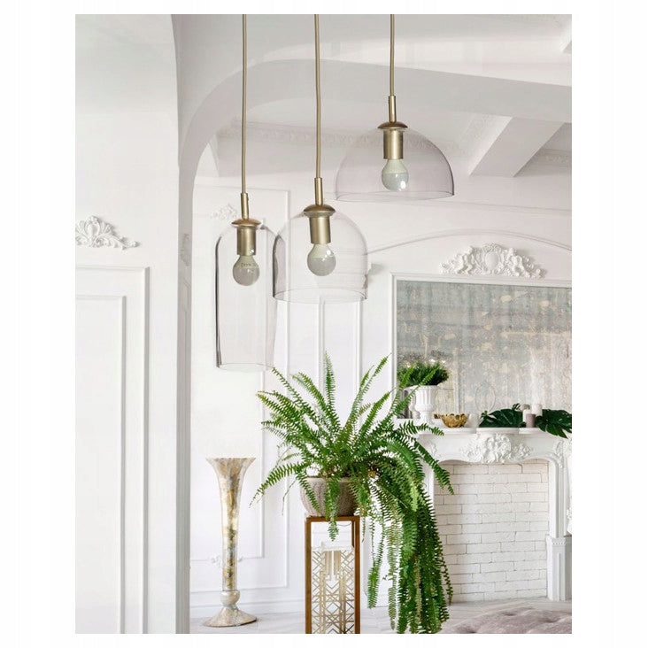 Azzardo Pendelleuchte Blanca 3 Champagner AZ3338 