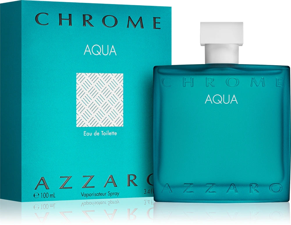 Azzaro Chrome Aqua 100ml edt Eau De Toilette Unique