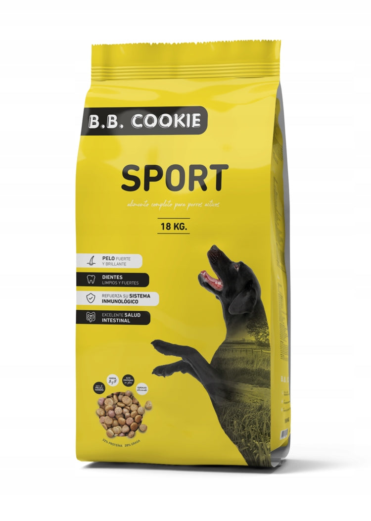 B.B. COOKIE SPORT for active dogs 18 KG