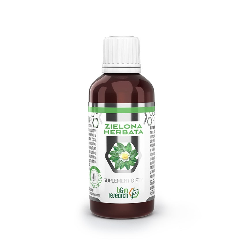 B&M GREEN TEA Liposomal Resistance Detox Digestion 50 ml + PIPETTE Expiration date at least six months from the date of purchase