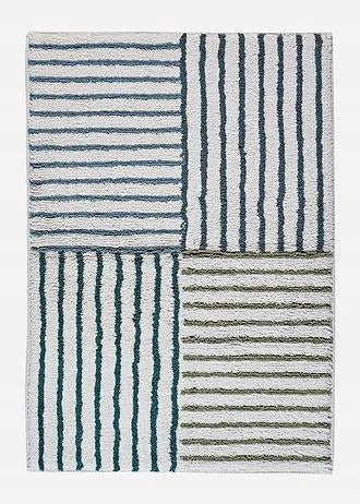 B.P.C BATHROOM RUG WITH STRIPED PATTERN 50/45