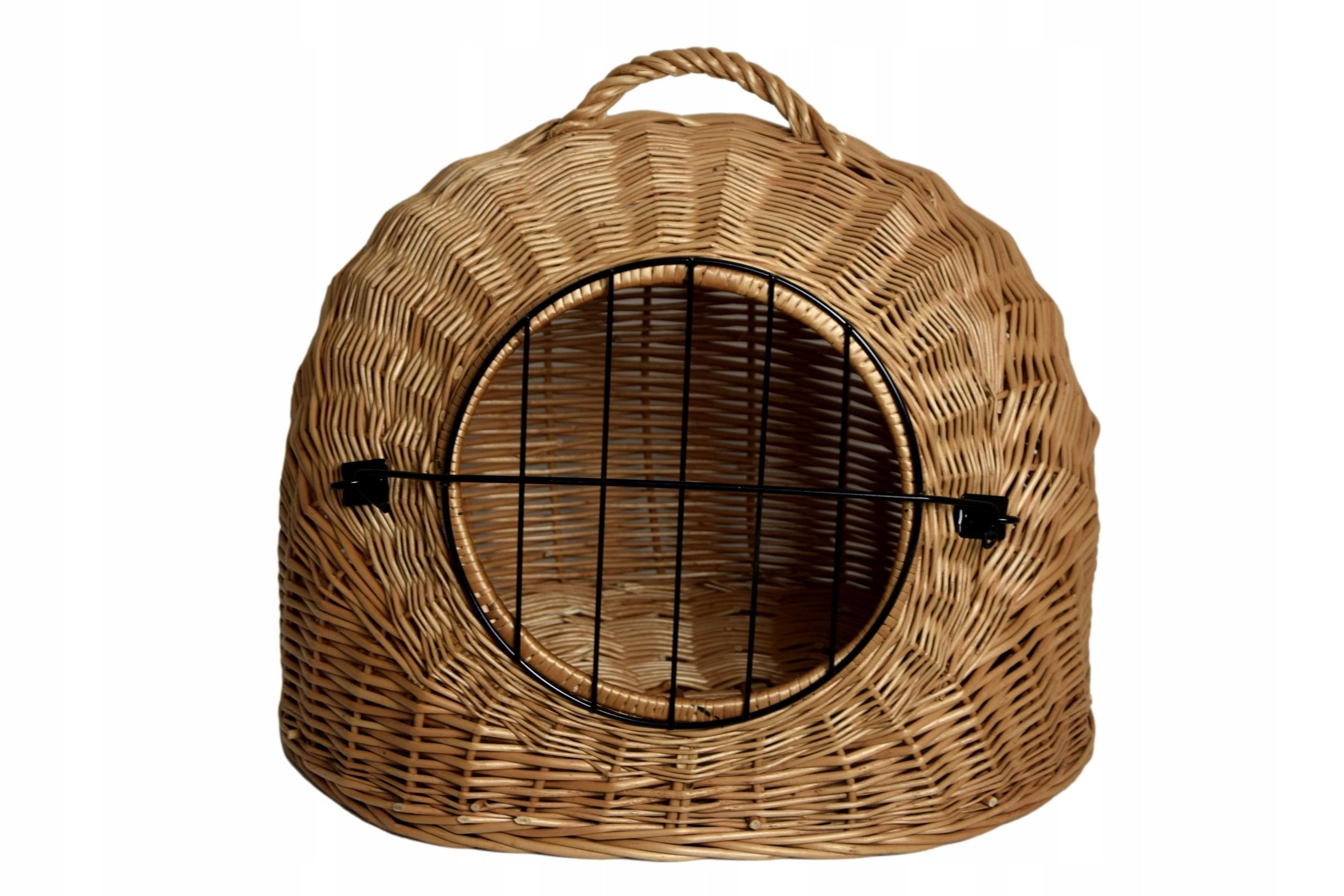 B. large transporter wicker basket for cat playpen cushion burgundy EAN (GTIN) 5903855765702