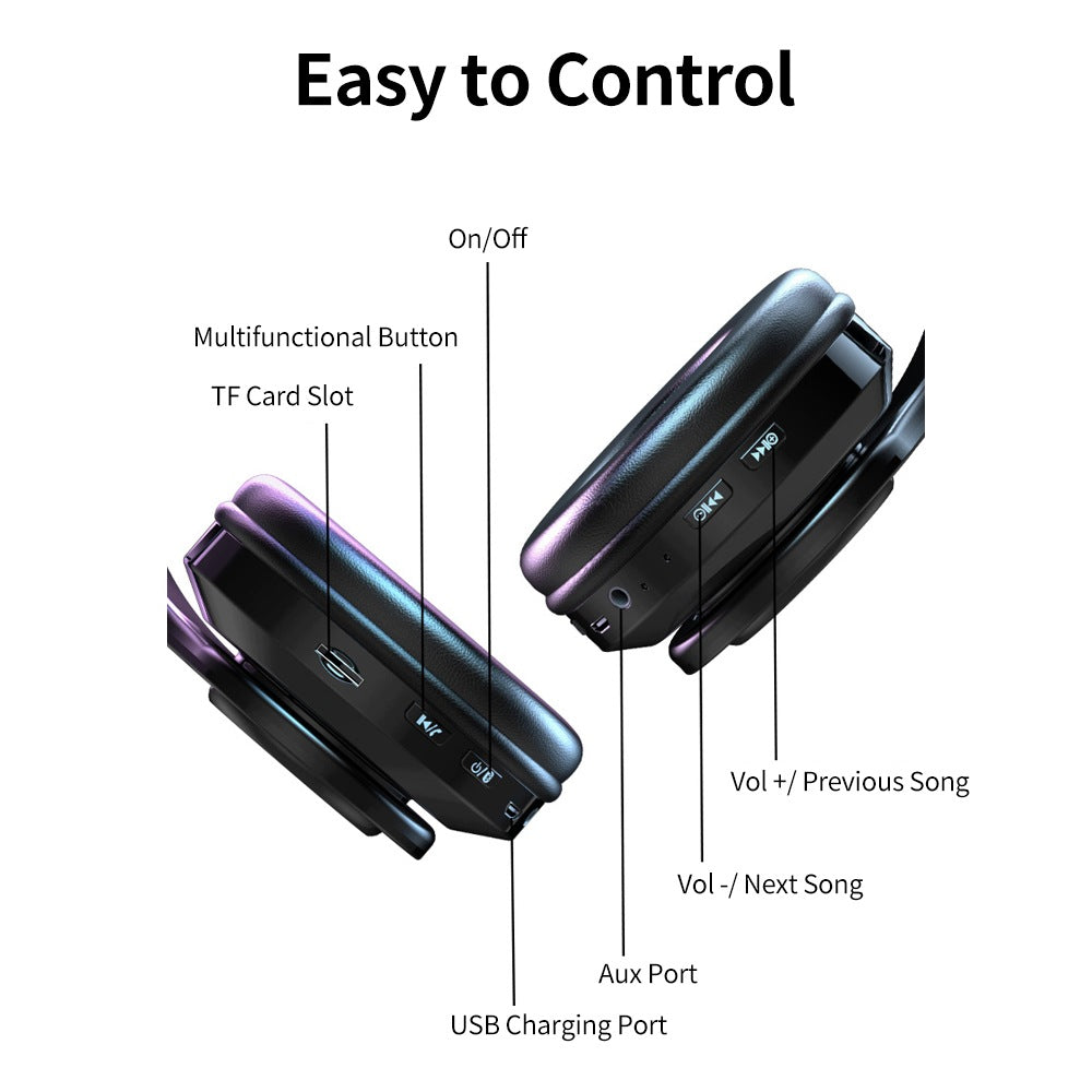B39 Bluetooth Mp3 Wireless Dryers On-Ear Rgb Microphone For Baby Brand no brand