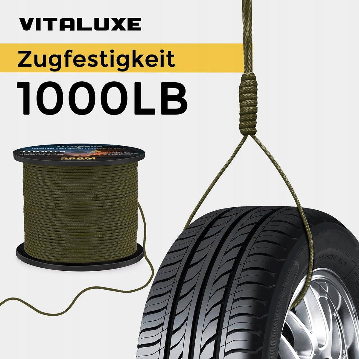 B478/1 Parachute cable VITALUXE 4 mm, 12-wire 300 m Manufacturer code VITALUXE