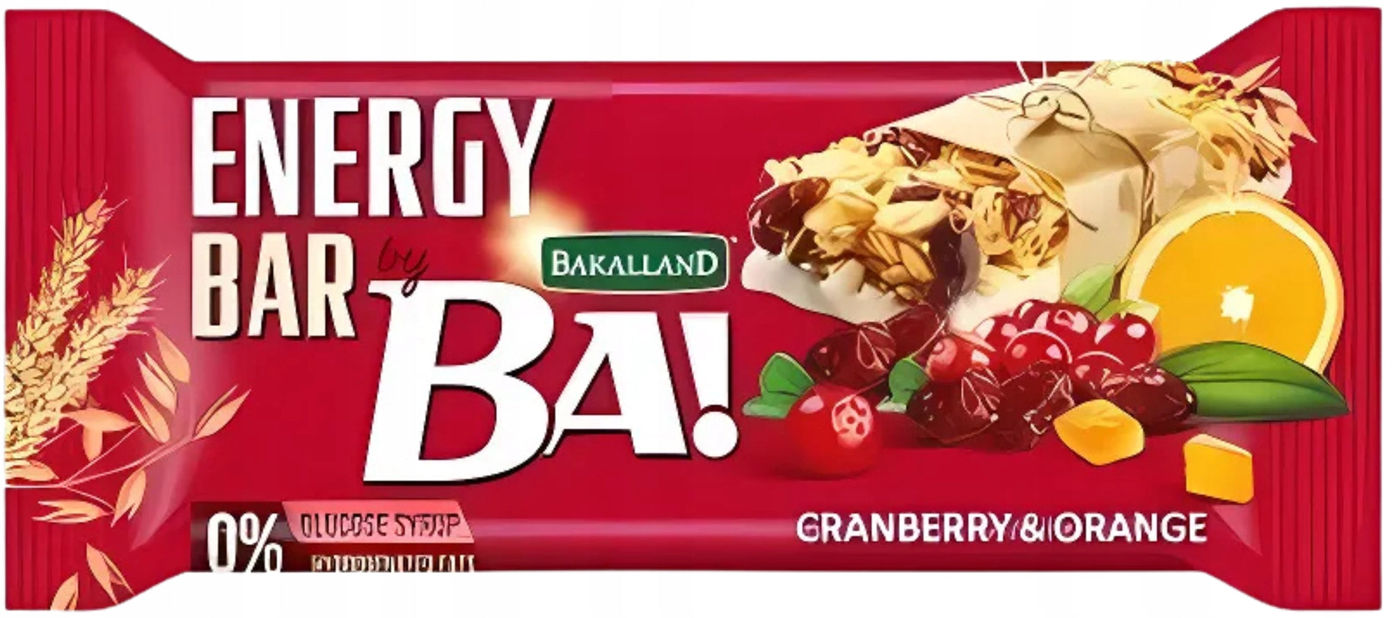 BA! Energy Bar brusinka , pomeranč a jogurt 40g