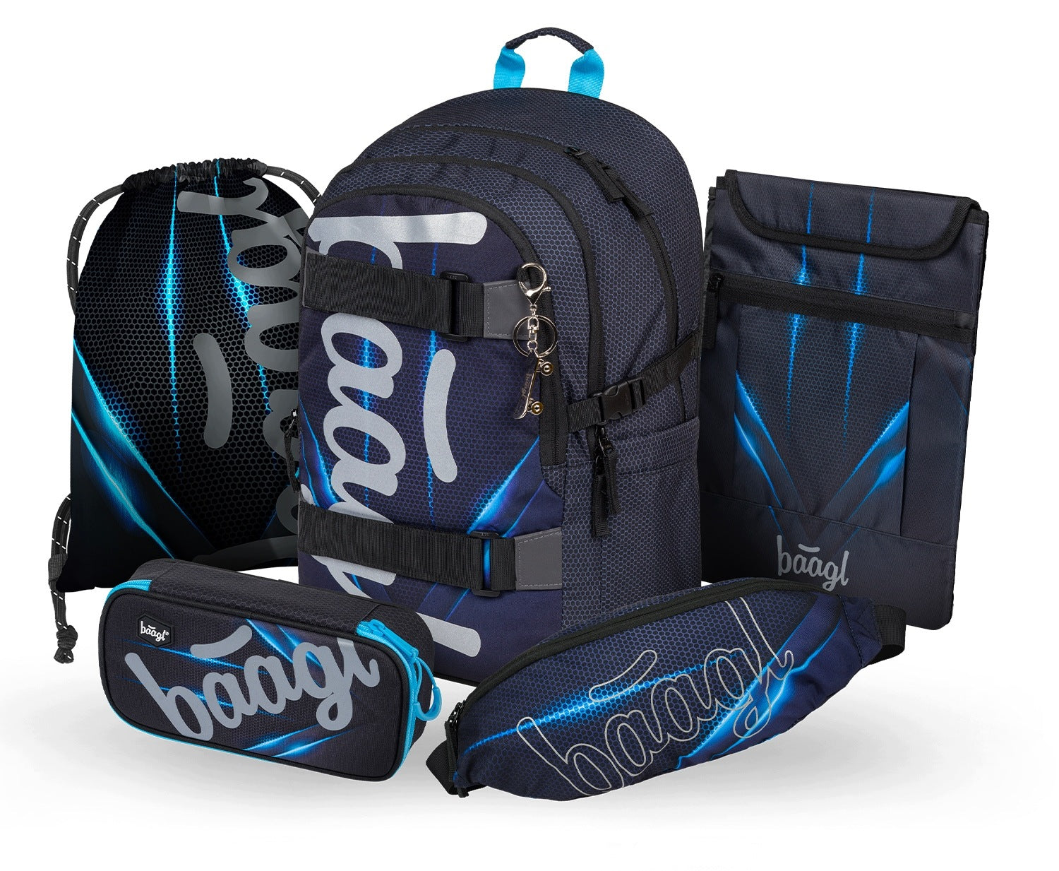BAAGL Skate Bluelight III School Set