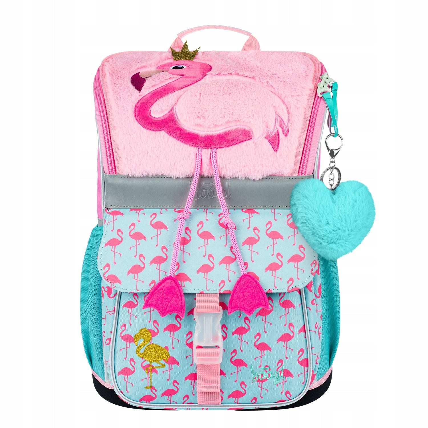 BAAGL Zippy Flamingo School Satchel