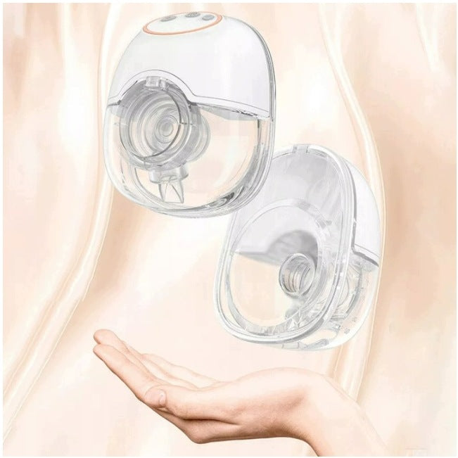BABIES WIRELESS, PORTABLE SHELL BREAST PUMP HANDS-FREE 4 MODES